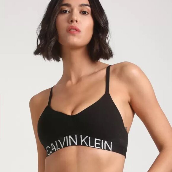 Women Bralette Lightly Padded Bra  - Black - Picture 8 of 10